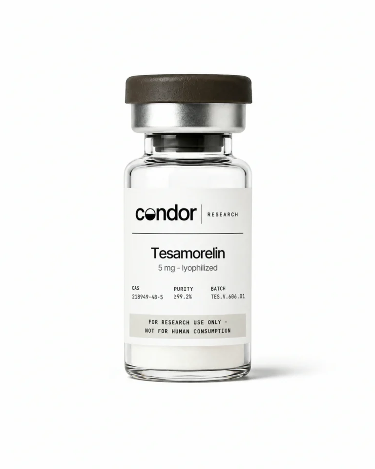 Tesamorelin 5 mg — research-use-only vial | Condor Research